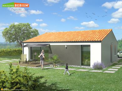 maison-plain-pied-80-m2-3-chambres-OPTIMA-80-avec-garage-Bioclimatique-cle-en-main-toit-tuile-Maisons-BEBIUM