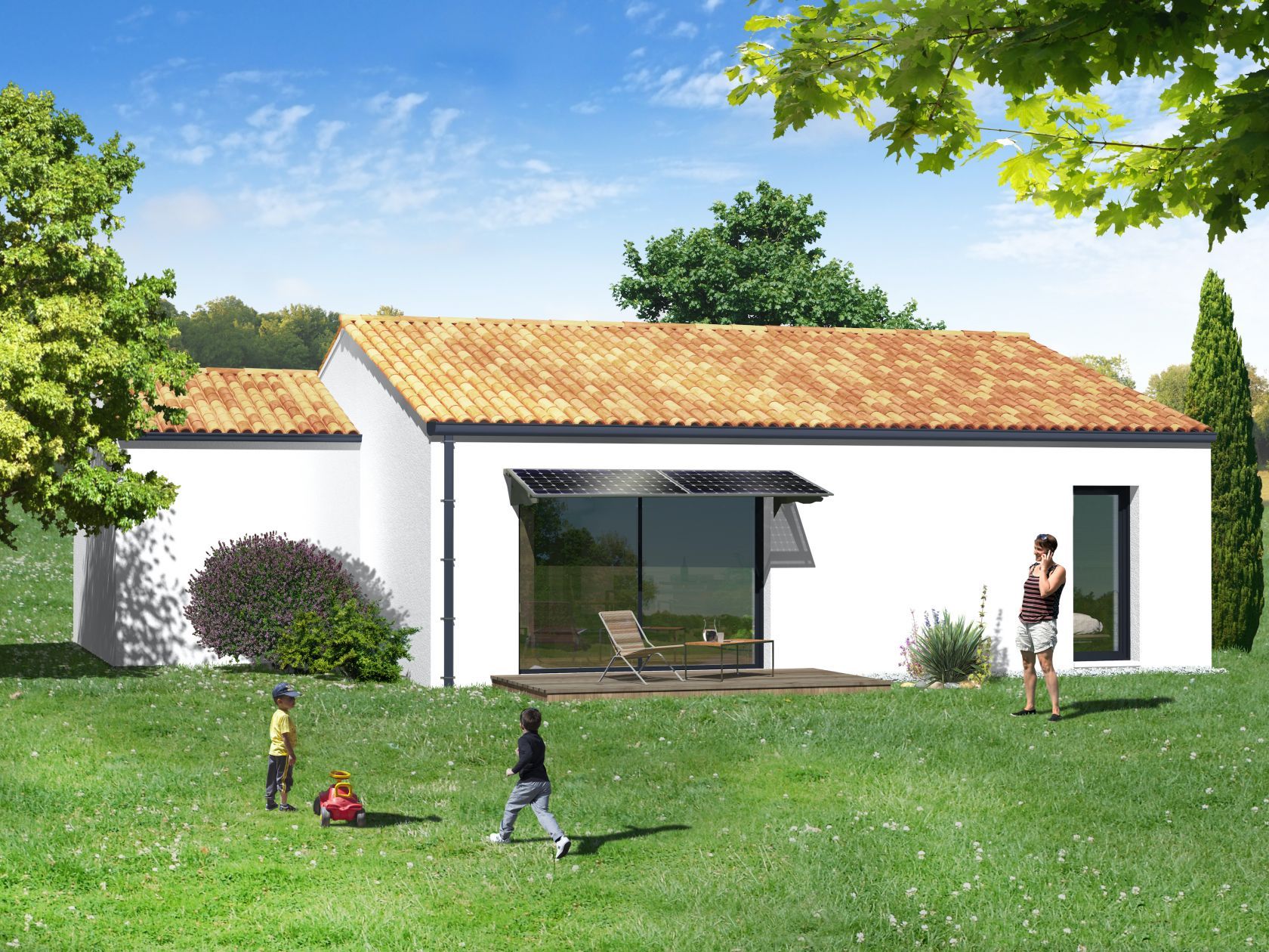 Projet de construction d'une maison 80.07 m² avec terrain à CHAURIAT (63)