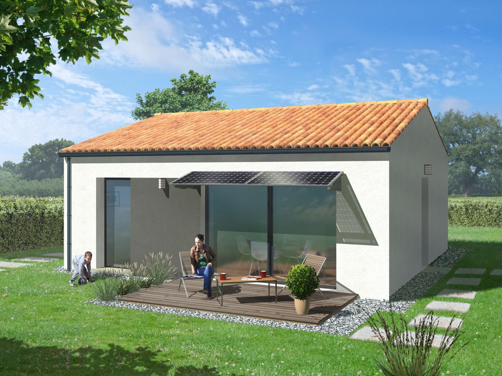 Projet de construction d'une maison 49.47 m² avec terrain à TONNAY-BOUTONNE (17)