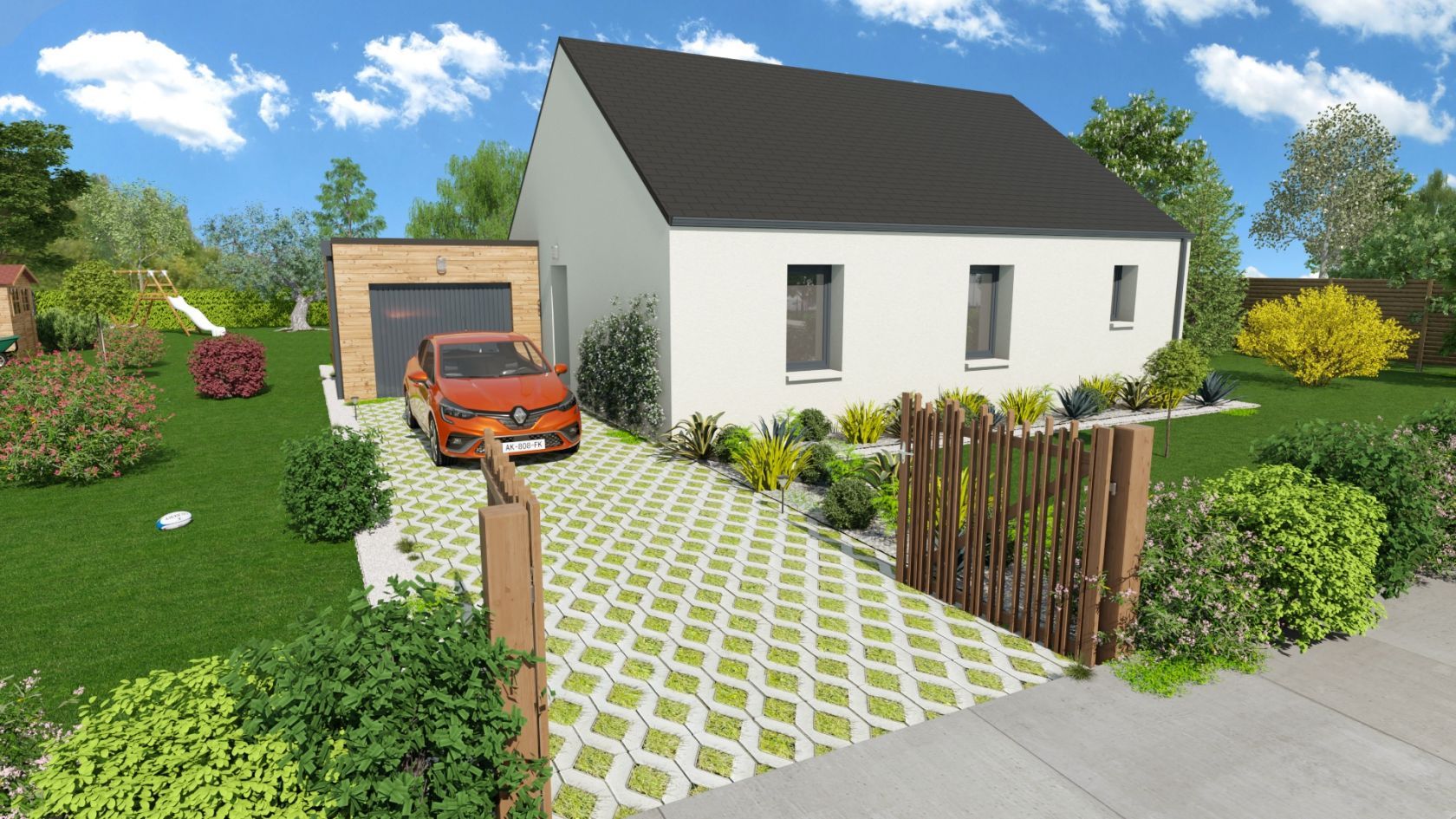 Projet de construction d'une maison 69.93 m² avec terrain à MAISONS (14)