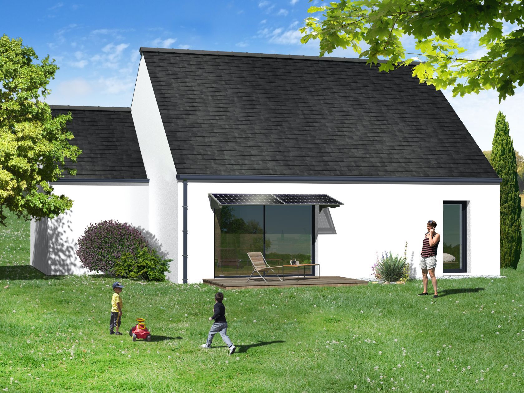 Projet de construction d'une maison 80.07 m² avec terrain à FRENOUVILLE (14)