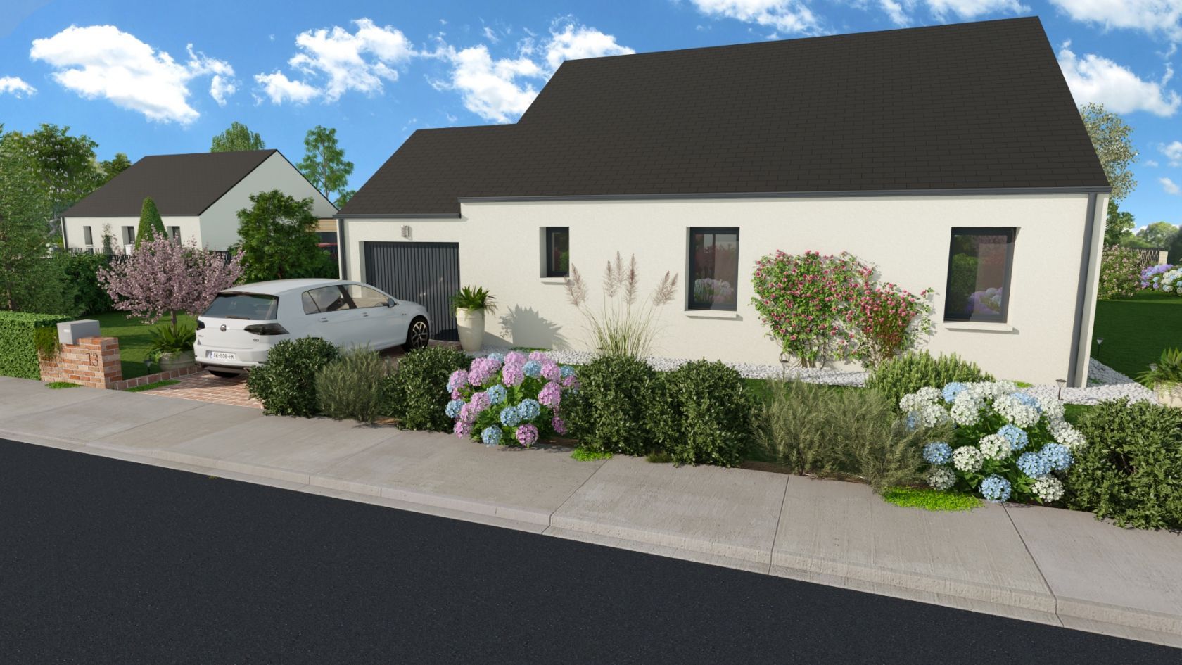 Projet de construction d'une maison 89.33 m² avec terrain à FRENOUVILLE (14)