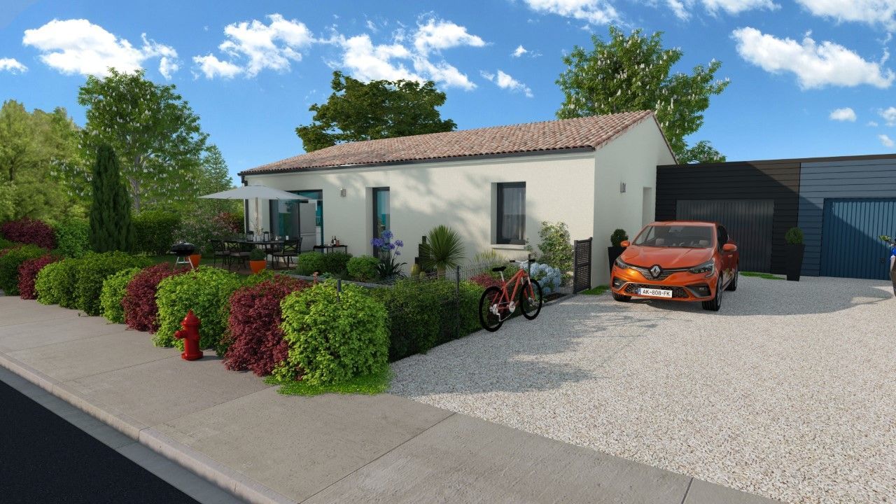 Projet de construction d'une maison 94.11 m² avec terrain à CHAMPIGNY EN ROCHEREAU (86)